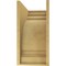 Ekena Millwork 11"W x 22"D x 22"H Classic Hughes Rough Cedar Woodgrain TimberThane Corbel, Primed Tan CORUR11X22X22HUGRCPR - alternate 3